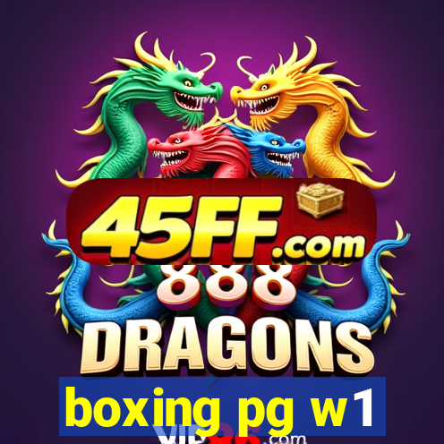 boxing pg w1